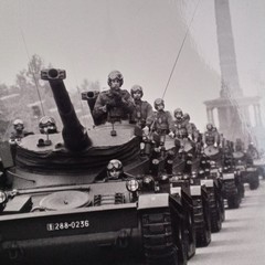 Old Original Photo Allied Parade Berlin 1977 16X21cm Mrotzkowski