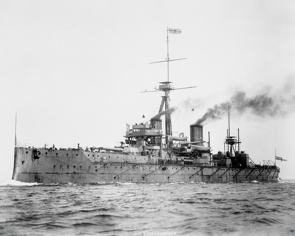 HMS Dreadnought Royal Navy battleship Photograph Print 8″x10″