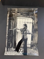 Large Original Silver Print Photo 1970 Vintage Asian Mannequin