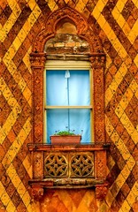 fine art wall art office art Venice Italy collar full canals gondolas architectu