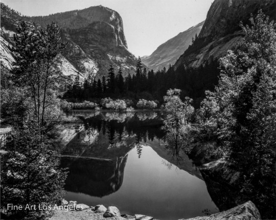Ansel Adams Photo «Mirror Lake, Morning, Yosemite» 1940s