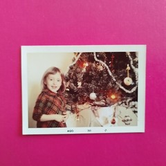 Old Photo Antique Vintage Christmas Girl Girl Christmas Fashion Fashion Old Photo