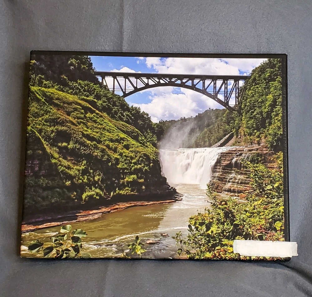 Upper Falls At Letchworth State Park Canvas Original Prints 11X14