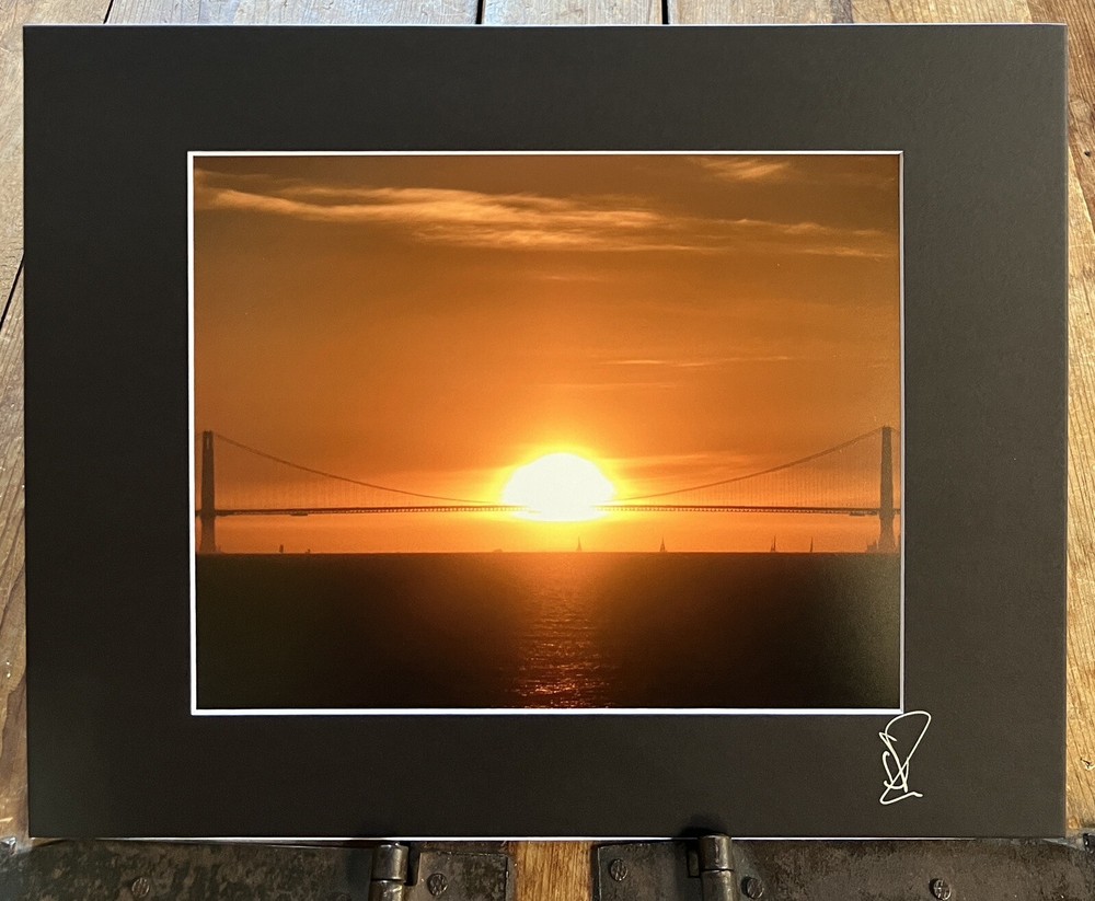 The Golden Gate Bridge at Sunset – Matted Fine Art Photographic Print
