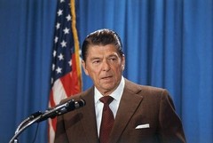 Ronald Reagan 8×10 Photo President Reagan Portrait Vintage White House 40th USA