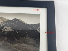 Framed Photograph Print With Glass “LONE TREE IV” by Dennis Frates 36×28”