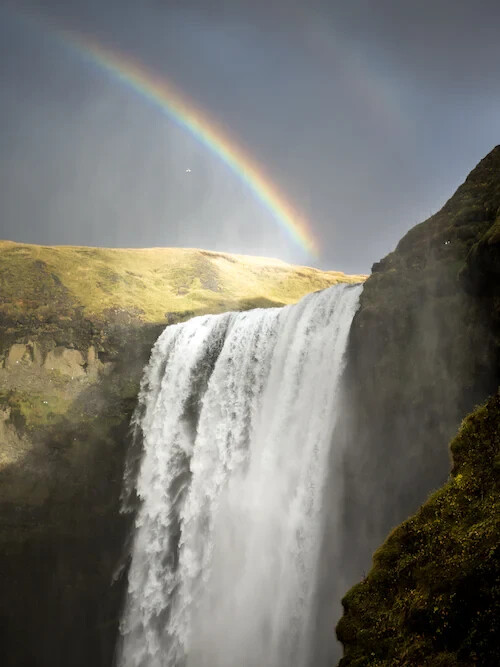 Digital Image Picture Photo Pic Wallpaper Background Rainbow Waterfalls 68