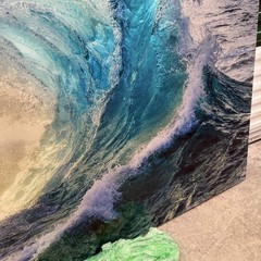 Peter Lik – «Ocean Dance» Maui Hawaii 2M HUGE Recess Mount Acrylic Picture
