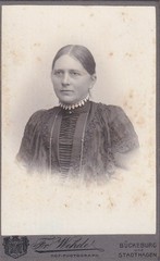 CDV – lady portrait – Bückeburg / Stadthagen 1906