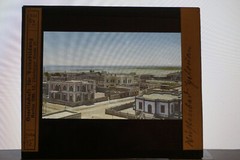 #21 Color Glass Slide Egypt: Desert Bath Hélouan Helwan