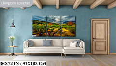 Stormy Glow: Arizona American Southwest Landscape Nature Wall Art Canvas Print