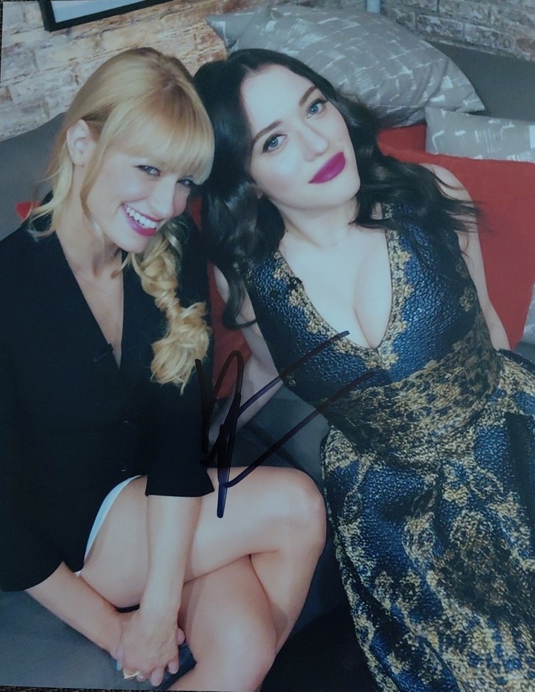 KAT DENNING ** Actress Model Hand Signed Autograph COA