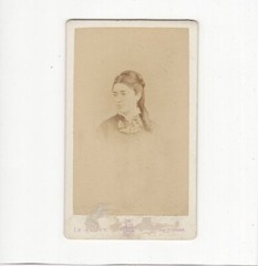 Le Jeune CDV Photo Lady Portrait – Paris 1860s