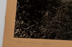 Vintage 1977 Fine Art Photo Print, Valtesiniko, Greece, 14″ x 18″, Mounted
