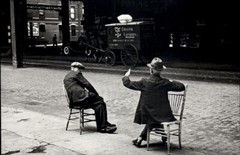 1940 1980s Original Helen Levitt New York City Street Laundry & Horse Art Photo