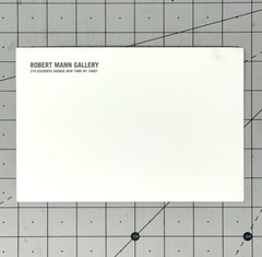 Aaron Siskind (1903-1991) Art Announcement Card 2008 Robert Mann Gallery