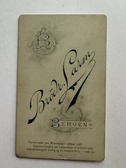 orig. CDV photo photograph picture old Mr. Man fashion around 1895 Larm Bergen Norway