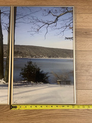 RayDeent “Winter Bluff” Keuka Lake Triptych – Set of 3 Landscape Photos