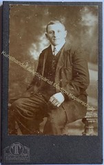 orig. CDV photo photography picture old fashion gentleman around 1890 Hermann Tietz Munich