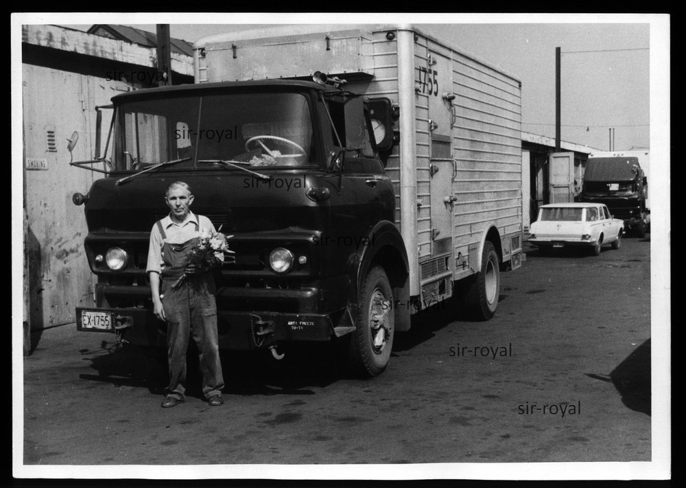 Truck Lorry Vintage – 1970s – Photo 18x12cm