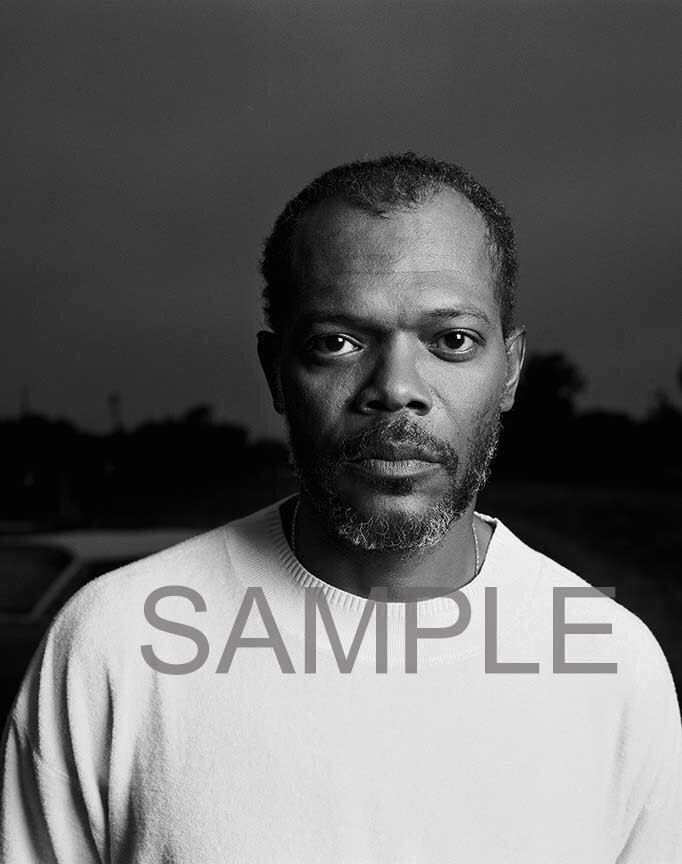 Samuel L Jackson – B/W – Modern Archival Fine Art Print 8.5X11