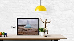 Exploding Iceland Geyser, High Resolution Image, Many Formats, TV Art