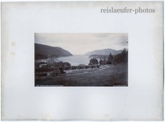 HUDSON RIVER, NORTH FROM WEST POINT. STODDARD. ORIGINAL ALBUMIN PHOTO CIRCA 1890