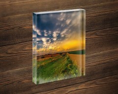 Nebraska farmland photography print rural country road photo storm cloud picture