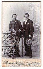 Photography Clemens Seeber, Chemnitz, Theaterstr. 22, Two Elegant Mens On Egg