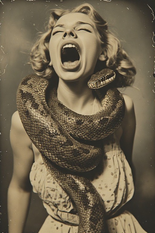 2 ~ 4X6 Glossy Fine Art ‘ SNAKE PIT ‘ Photo FANTASY Set ! 21135975