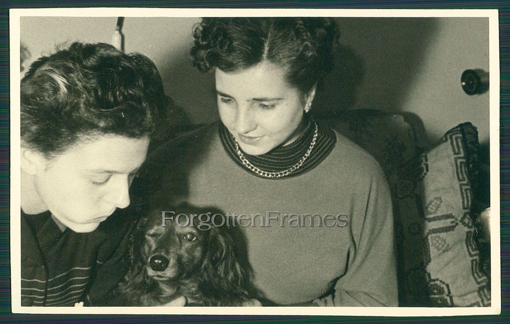 Photo Beautiful Woman Posing with Dachshund Dachshund Photo PRETTY WOMAN w DOG