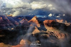 Grand Canyon National Park-Landscape Photograph Nature Wall Art Framed Canvas