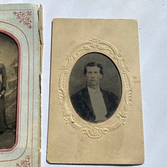 1800s Tin Type Photos Photographs Western Studio Portraits – H. S. Brown ?