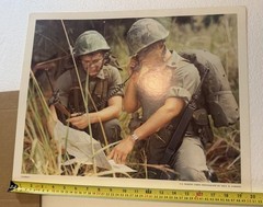 Lot 12 Vtg 1976 US Gov Military USMC Vietnam War WW1 WW2 Lithograph Poster Print