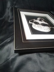 Original Art Black And White Photo (8×10) Matted And Framed 17.25×14.5 NOLA Mask