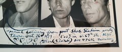 Peter Beard Unique Signed Gelatin Silver Print Mick Jagger Rolling Stones Photo