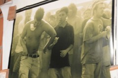 Janine Gordon Color Photograph Mural Mosh Wild Pit Green Rare Signed c Print