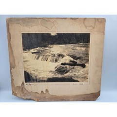 Lot of 3 Edward C Cohan Underwood & Underwood Vintage Photos Angry Waters Rapids