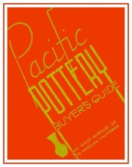 PACIFIC POTTERY Buyers Guide Catalog Cover, 1930’s, 8×10 Color Glossy Print