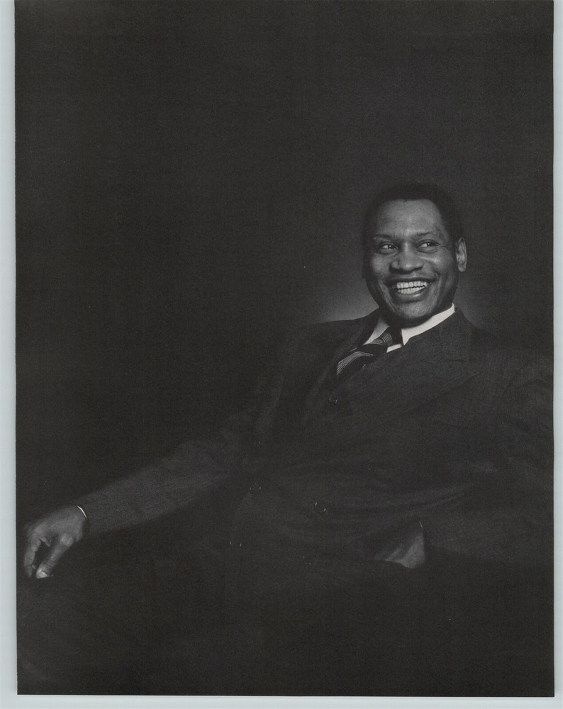 1946 Yousuf Karsh Original Paul Robeson Singer Actor Portrait Photo Gravure