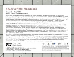 Kacey Jeffers Art Announcement Card 2024 – Nevis Caribbean Photography