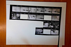 Photo Print Large Contact Sheet 1980 Various Views Normandy
