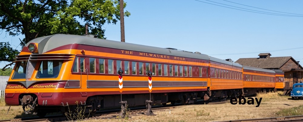 Photo Art Print of Milwaukee Road North Woods Hiawatha Beaver Tail Obs Car