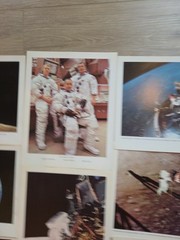 Collectible NASA 2 Prints Of Apollo8, 9, 10, 11 Moon 11” X 14”, 19 Total Prints
