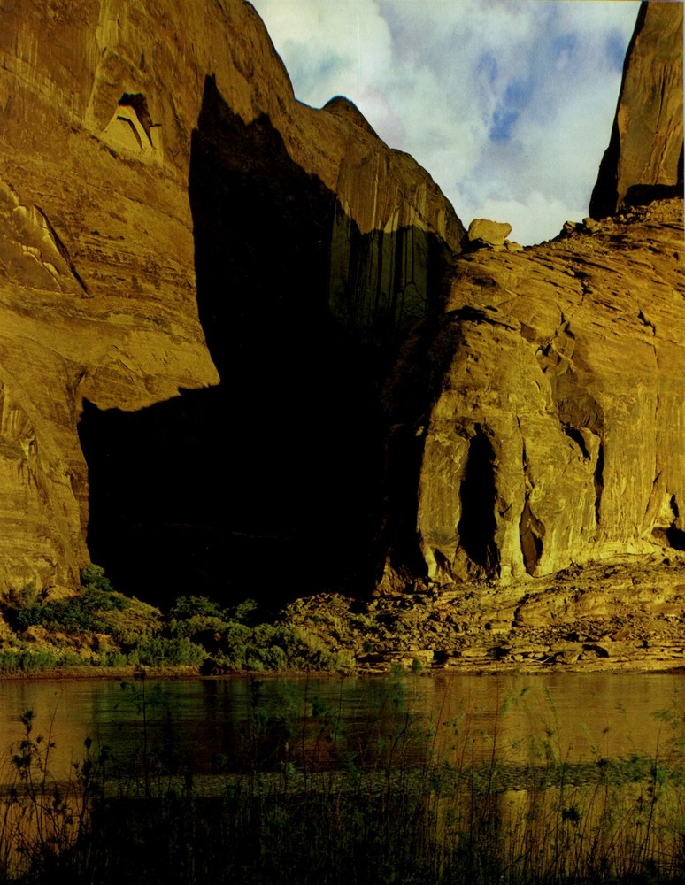 1962 Eliot Porter Glen Side Canyon Early Morning View Shadows Art Photo Gravure