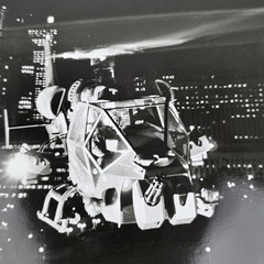 Blue Thunder Movie Still Photo 1983 Helicopter Night Cityscape Black & White