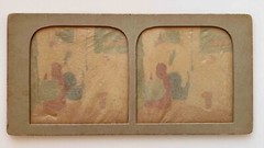 The Parisian Way of Life Couple Genre Scene C1880 Photo Stereo Diorama Vintage §N1