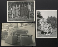 38 photographs Frohs, Reichenbach, view Reichenbach/Vogtland, VEB Textilve