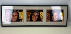 Michael B Wood L/E Cibachrome Print Emotions Mexico Mexican Abuela Grandma Face