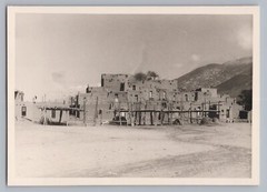 Taos Pueblo New Mexico USA 1964 – World Heritage Settlement – Vintage Photo 1960s